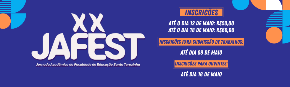 XX Jornada Acadêmica da Faculdade Fest